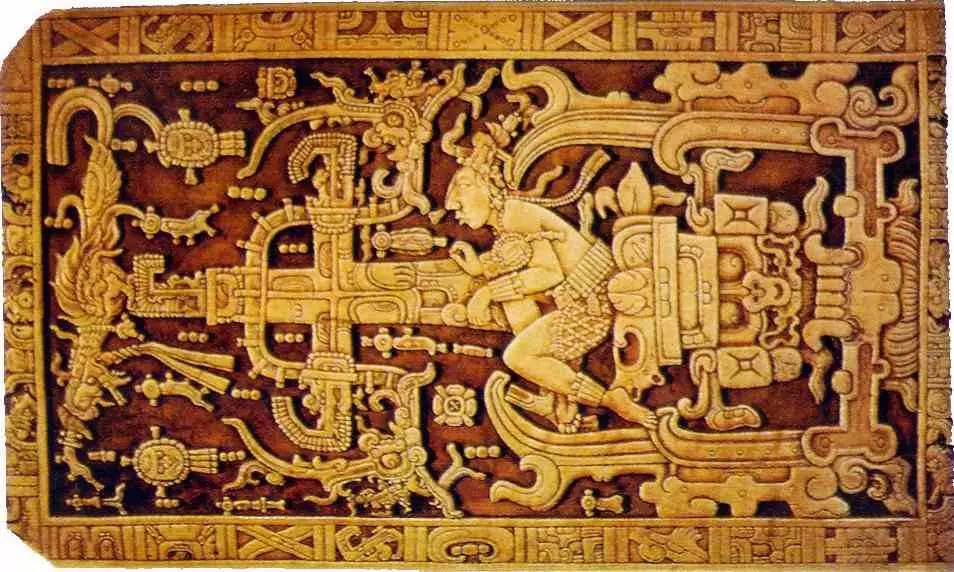 Kukulkan - stele di palenque