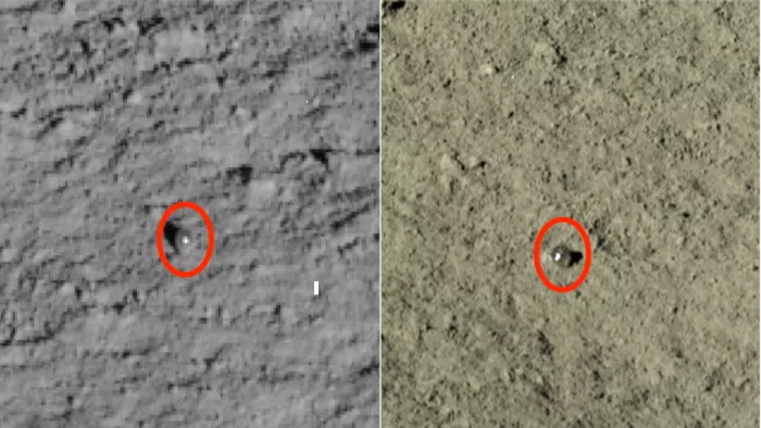 rover Yutu 2 sferule di silicio