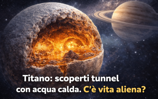 Titano: scoperti tunnel con acqua calda. C’è vita aliena?