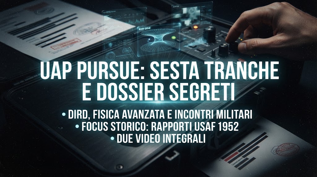 UAP PURSUE: sesta tranche e dossier segreti